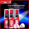Durable Double Happiness Badminton King 402/402A Cork Head – Training & Competition Shuttlecock