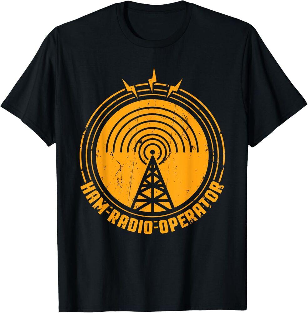 NEW LIMITED Ham Radio Operator Funny CD Antenna Design Gift Tee Shirt S-5XL Unisex T-Shirt S