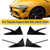For Toyota Supra A90 A91 2024 2025 Car Front Bumper Spoiler Fender Side Vent Cover Canard Splitter Trim