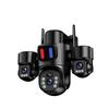 5G Dual-Band WiFi Ultra-Clear Outdoor Camera with 6MP Triple-Lens and 4G Alarm Monitor