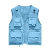 Men's Lightweight Breathable Vest with Multi Pockets for Outdoor Work Hiking
