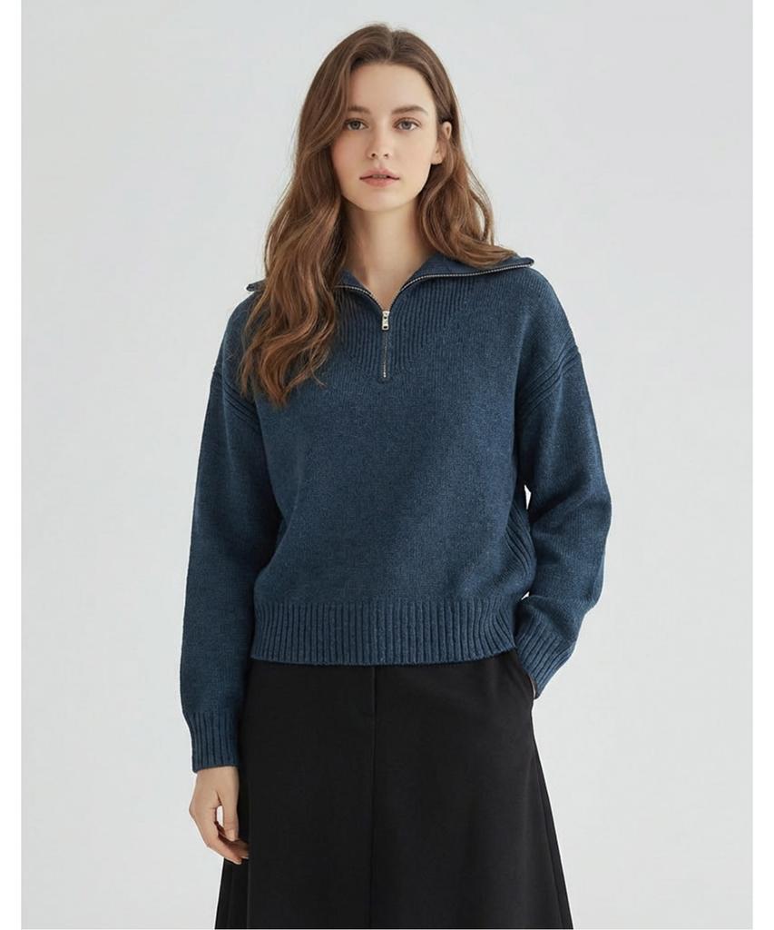 MESENSE Half-Zip Stingray Knit_Mb3Zknm612Z