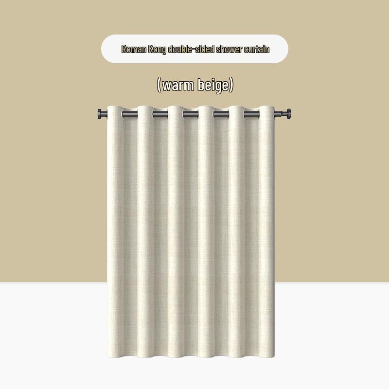 

Лляна штора для душу потовщена з римською пряжкою 150x180 cm + 160g/m² + Coated