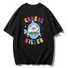 Funny Meme Tee Cereal Killer Cotton T Shirt Kidcore Offensive Unisex TShirts Colorful Tee Slogan T-Shirts Shirts 90s Graphic Tee
