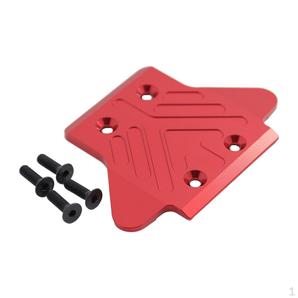 

1/8 Metal Backplate Cover 6S Car Model Trucks DIY Parts червоний
