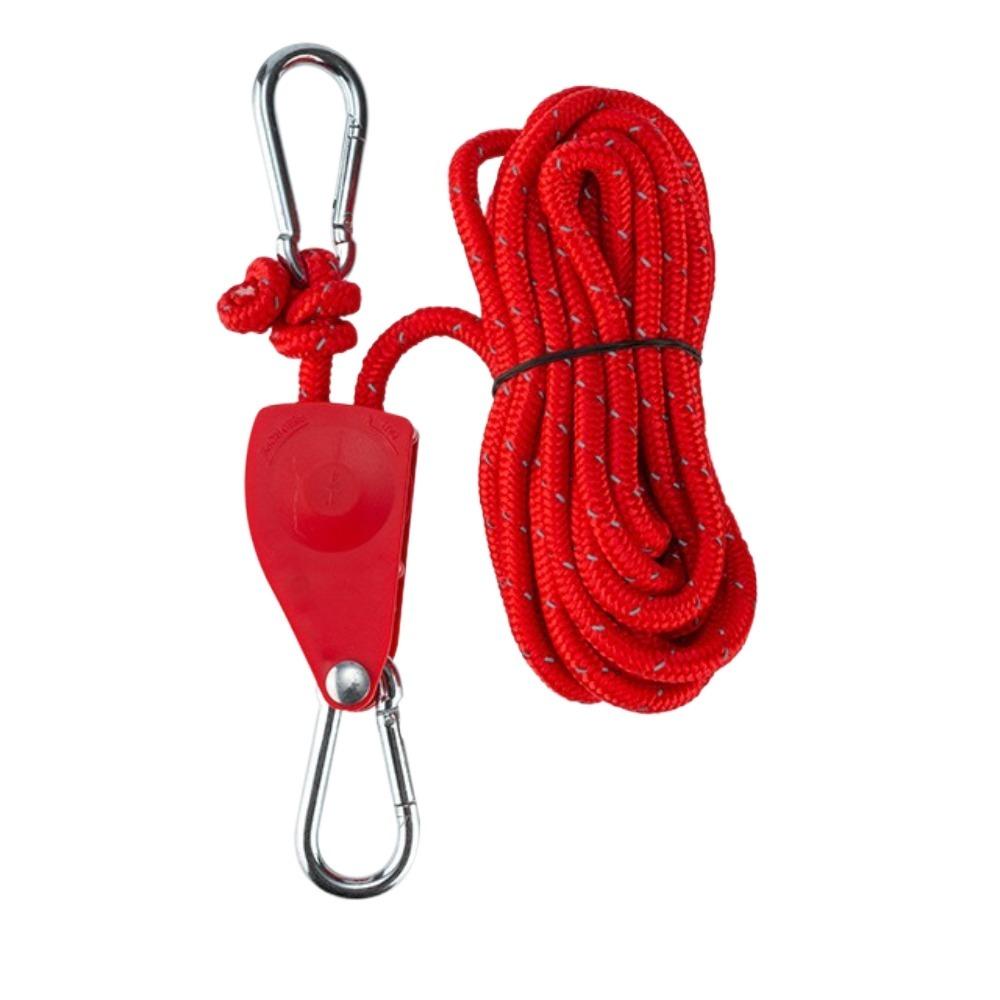 5M Reflective Camping Tent Rope 6mm Tent Fastener Rope Outdoor Activity Tent Wind Rope Survival