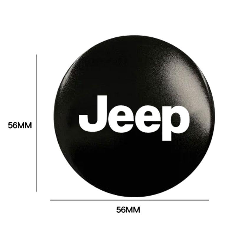 New Car 56mm Styling Wheel Center Cap Hub Covers Badge For Jeep Grand Cherokee Wrangler JK Gladiator Compass Renegade Patriot