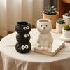Cute Pet Shaped Flower Vase, Decorative Small Cat/Dog Resin Vase for Living Room, Bookshelf, Dining Table, Kitchen Decor