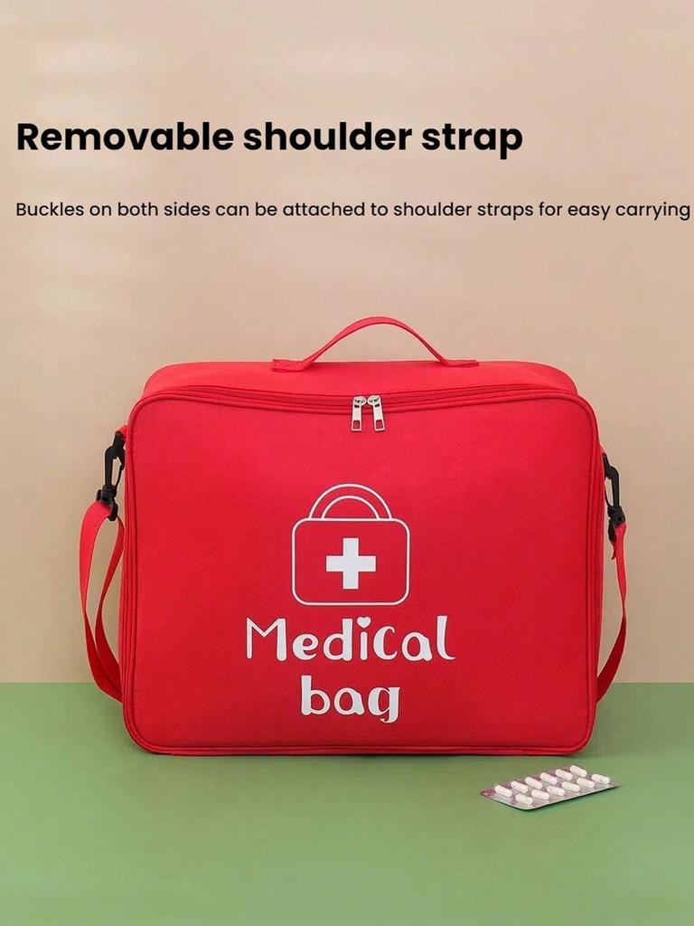 1PC Home portable medicine box, travel large-capacity medical bag, three-piece set, multi-functional medicine storage bag