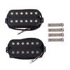 6 Strings Ceramic Magnet Pickup Guitar Replacement Neck and Bridge Set of 2Pcs