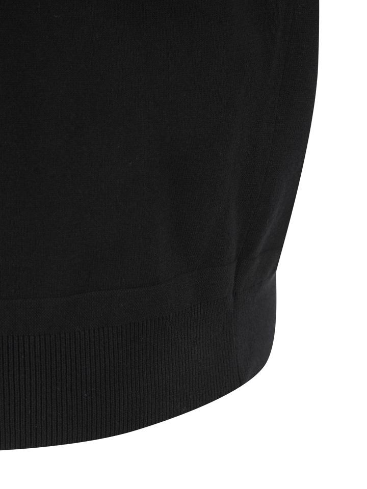 AND Z Men'S) Plain Round Neck Knit_Bzf2Er1101Bk