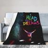 Coldplayed 2025 Tour Head Full of Dreams Print Blanket For Men Women Super Soft Cozy Throw Blankets for Living Room Multi-size