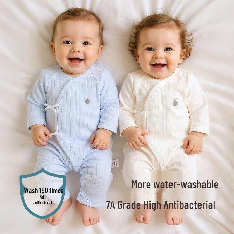 Babyprints Baby Cotton Long Sleeve Romper 2-Pack