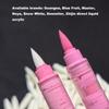 10pcs Straight Liquid Acrylic Pen Tip, Soft Tip, No Need To Press, Student Painting , Color Stacking Pen Tip