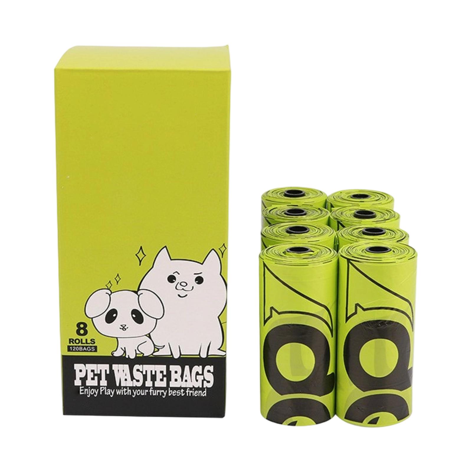 

Biodegradables Dog Pet Poop Bags Rolls Extra Thick Leak Proof Waste Refuse Cleaningup Bags For Outdoor Animals Walking And Travel With Allocator One Size зелений