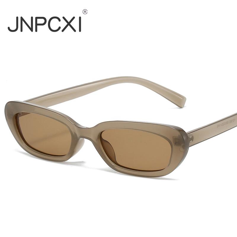 New Retro Small Rectangle Candy Color Sunglasses Women Fashion Trending Rivets Men Leopard Sun Glasses Shades UV400
