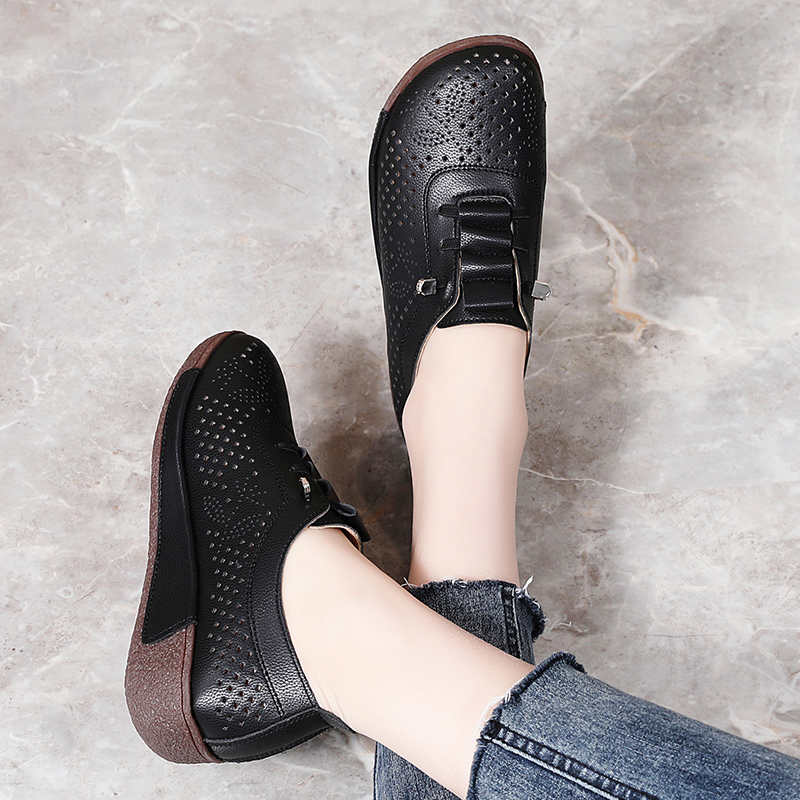 Perforated Platforme Sneakers Women's Shoes Loafers Womens White Sneakers The Most Sold Sports Best Selling