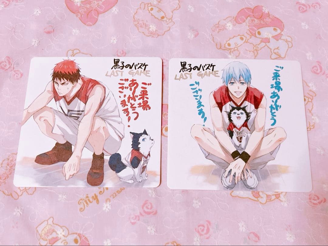 [USED] Kuroko s Basketball: Last Game Movie Bonus Coaster - Kuroko Tetsuya & Kagami Taiga