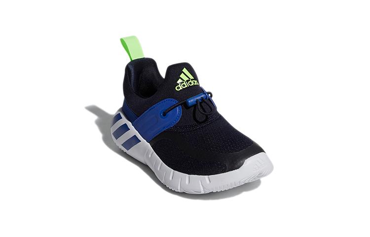 Adidas Rapida Abrasion Resistant Low top Running Shoes Black Blue Children Aged 3 7 Years Old GX7597