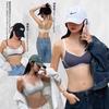 Rabbit ears female thin large size collection of secondary breasts anti-sagging ultra-thin bra underwear large breasts small anti-sagging