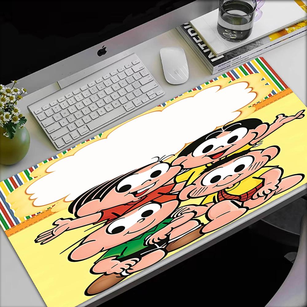 Turma da Mônica Theme Mouse Pad, Non Slip Rubber Base, Multifunctional Office & Home Decor, Perfect for Workspace Personalization.