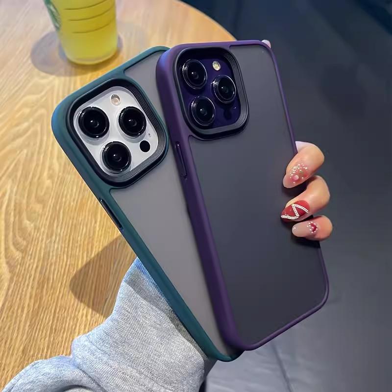 Applicable To IPhone17proMax Frosted Semi transparent Mobile Phone Case Apple 16 Skin Feeling Anti Fingerprint 15 Anti Fall Protection Case