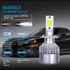 Ultra-Bright C6 LED Headlights – 72W 7200LM (H4/H7/HB4, 12V) Low/High Beam Car Bulbs (2-Pack)