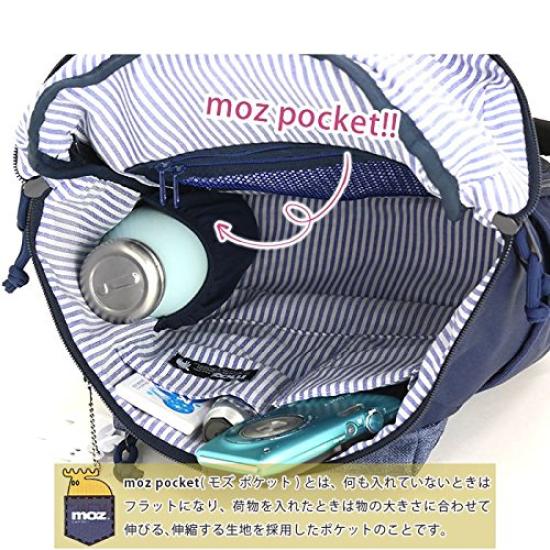 Mozu Backpack B5 Gray x Navy ZZEI-04, Size,