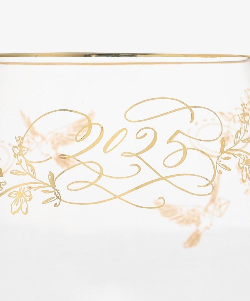 Afternoon Tea Living JJ91 Decanter and Glass Set, Memorial Tumbler Pair Set, 2025 Edition, Veronica Halim, Clear