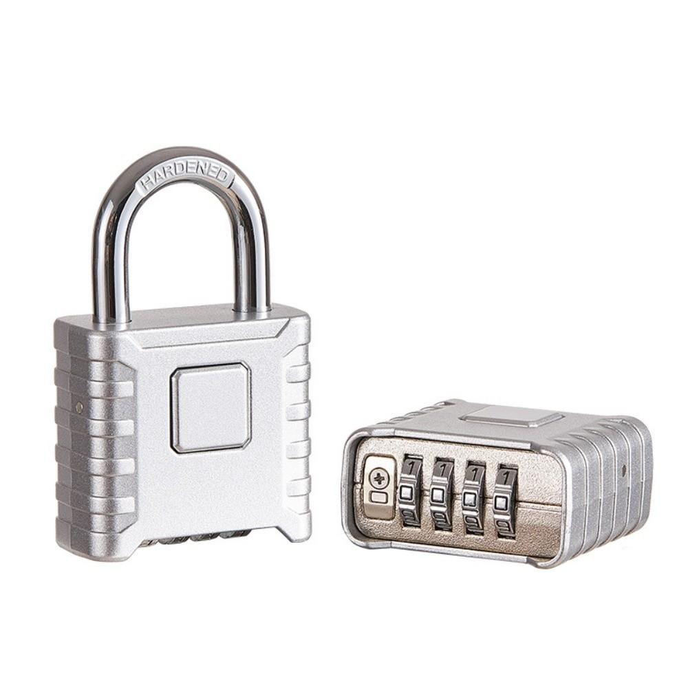 Zinc Zinc Alloy Combination Padlock 4-Digit Number Drawer Cabinet Lock Password Code Locks  Gate Hasp Storage