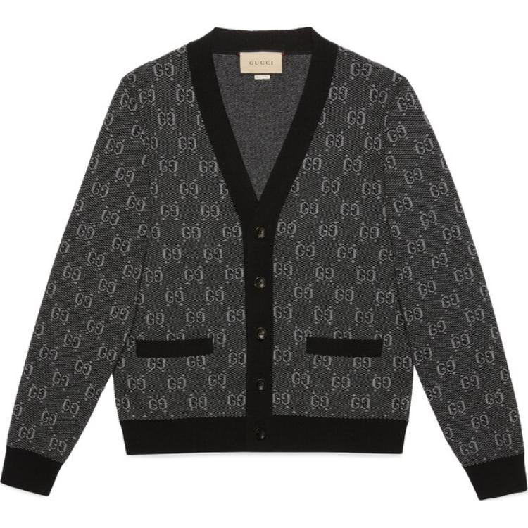 Gucci Gg Wool Jacquard Cardigan 761550-XKDK5-1230