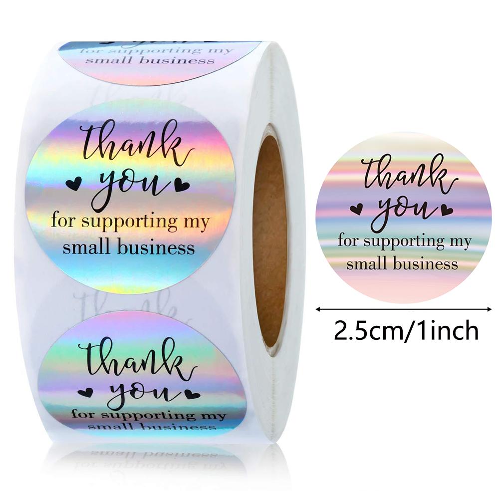 100-500Pcs Premium-Quality Thank Top-Grade You First-Class Stickers Superior-Grade Gift High-Standard Sealing Top-Grade Gold Top-Grade Foil