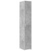 Narrow Tall Cabinet Concrete Grey 30 X 42.5 X 225 Cm Particleboard