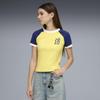 Puma W F.p.archive Slim Ringer Tee 636790 35lemon Mrg