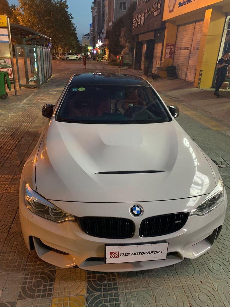 GTS Style Aluminum Engine Hood with Openings for 2014-2020 BMW M3 M4 F80 F82