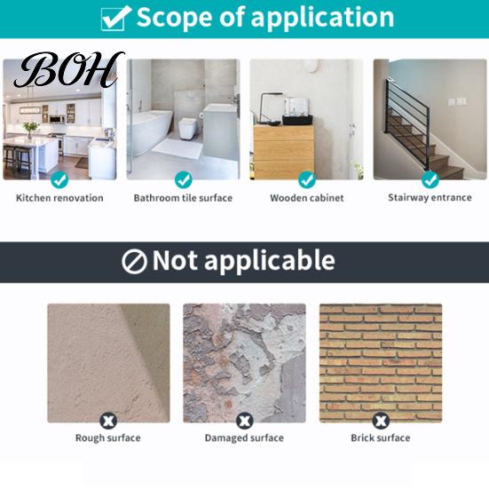 Waterproof Wall Stickers for Kitchen 6Pcs Marble Pattern Peel And Stick Backsplash, Brick Panels, Self Adhesive Modern Nordic Style Covering