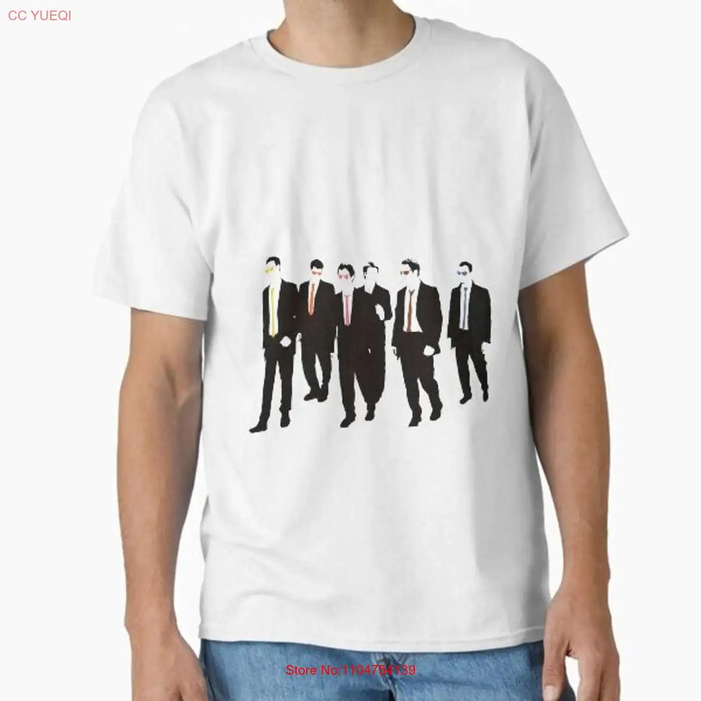Reservoir Dogs with Colored Ties and Glasses T Shirt Made In US AUS Size S 2XL Vintage Washed Homme Breathable Streetwear