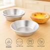 10/25/50/100pcs Reusable Egg Tart Molds Aluminum Alloy Baking Accessories Pudding Mould Mooncake Mold Kitchen Oven Dessert Mould