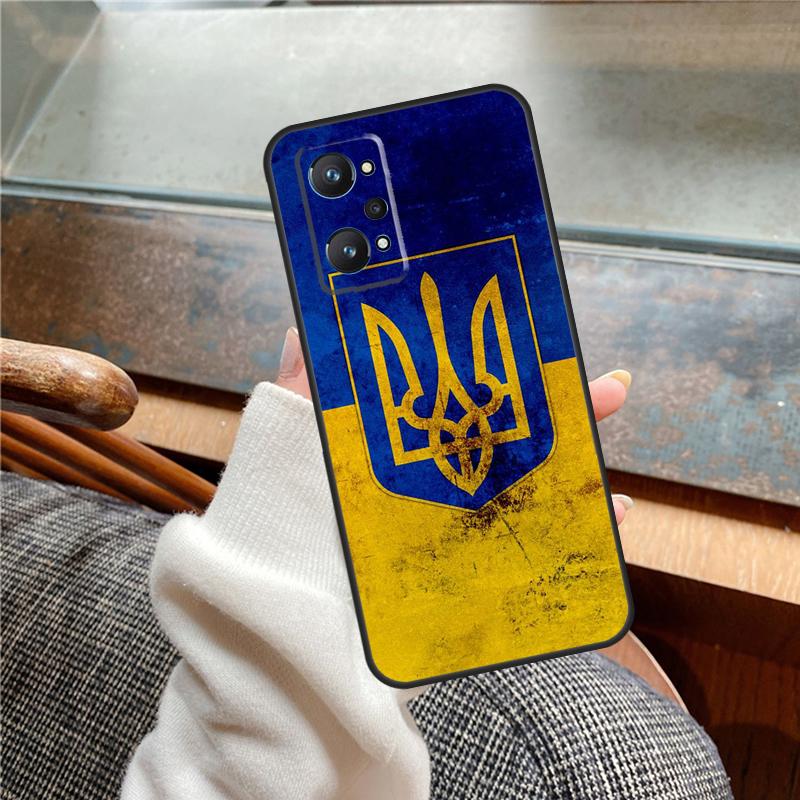 Ukraine Flag Case For Realme 12 Pro Plus 10 11 13 14 C63 C61 C55 C51 C53 C25 C65 C67 C71 C75 GT6 GT7 Pro