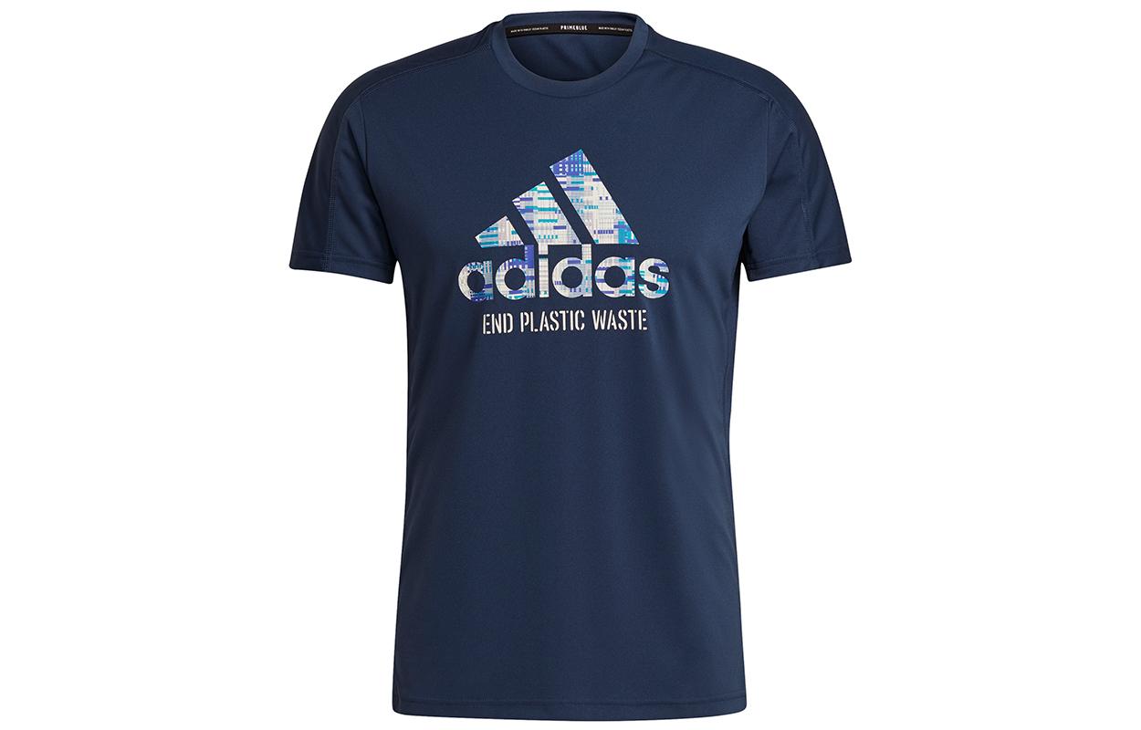 Adidas Running T Shirt Men s Navy Blue GJ6457 S