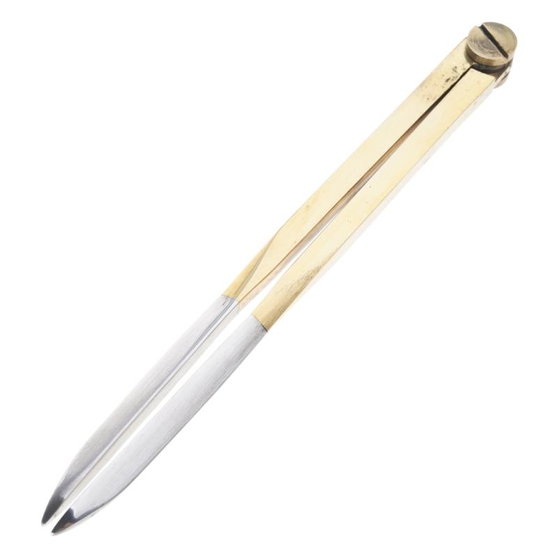 Drafting Tool With Stabilized Calibration For Oceanographic Charts Brass Construction Navigation Divider