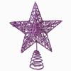 Lightweight Tree Top Star Metal Xmas Tree Decorations Glitter Christmas Star  Home Decor
