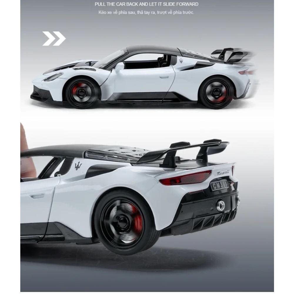Simulazione 1/24 Maserati GT Auto Sportiva in Lega Modello Ornamento Giocattolo Ingrosso Dropshipping Regalo