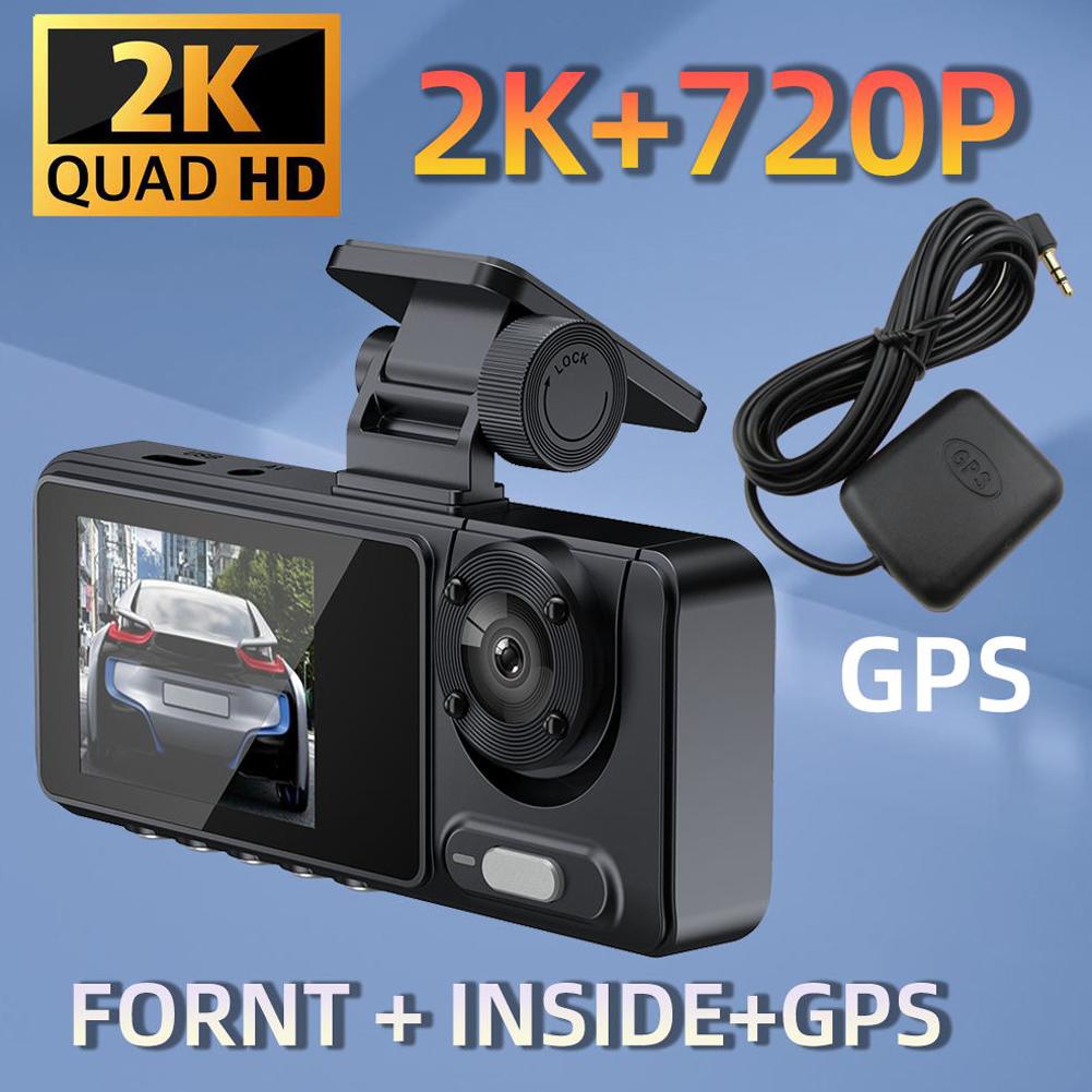 

Dual Cam Front and Inside Car Camera 170 Wide Angle 110 Cabin View WiFi Connectivity Recording Night Parking Monitor with 24H Monito