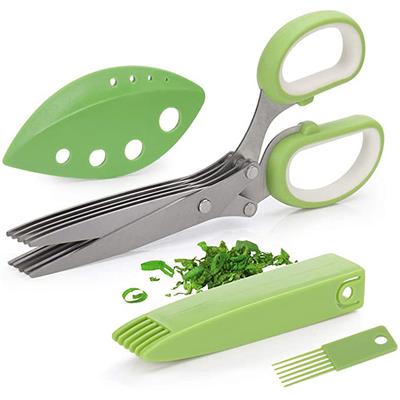 Kräuterschere mit Klingen Küchenhelfer Cutter Chopper und Fleischwolf Mehrzweck-Küchenschere