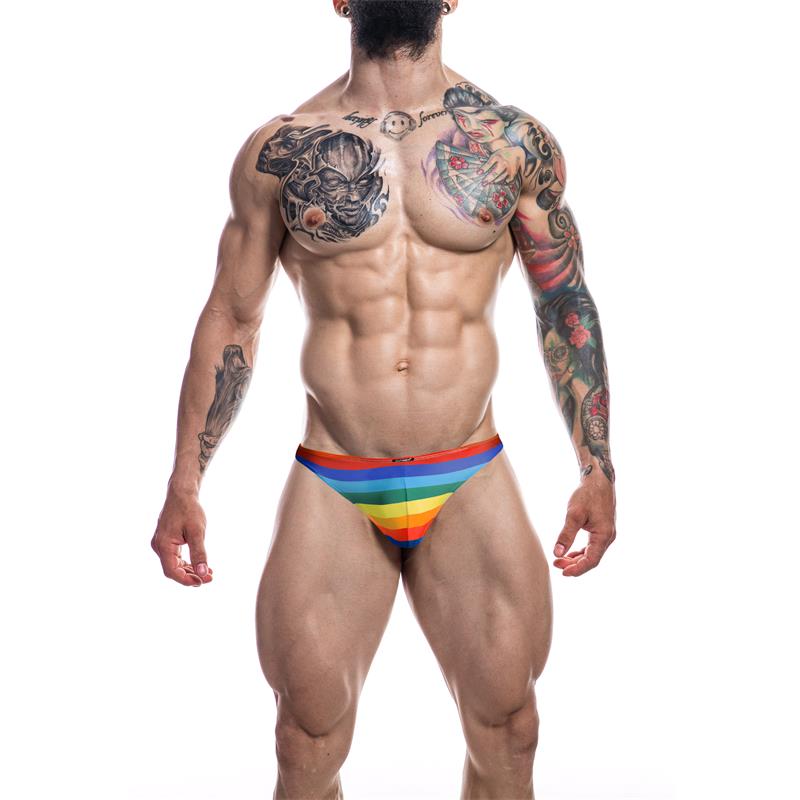 C4M03 Rainbow Thong Rainbow