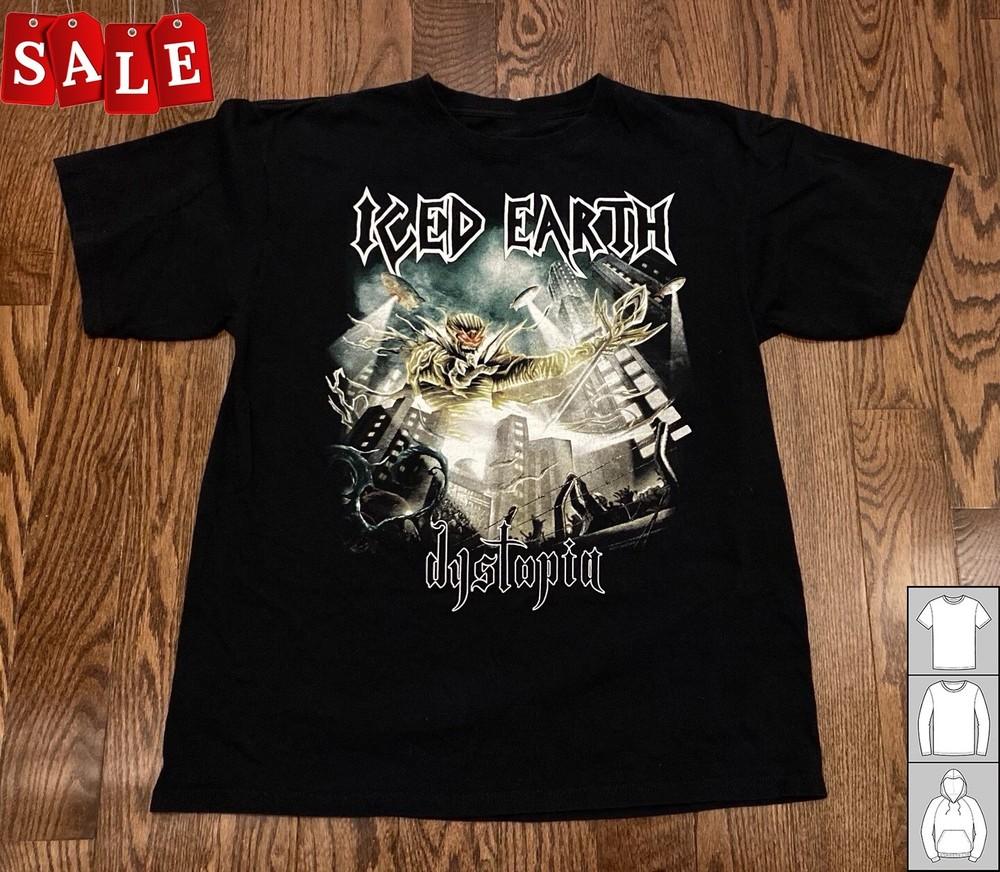 Hot Iced Earth Dystopia Gift For Fans Unisex All Size Tee  JM290 Unisex T-Shirt S