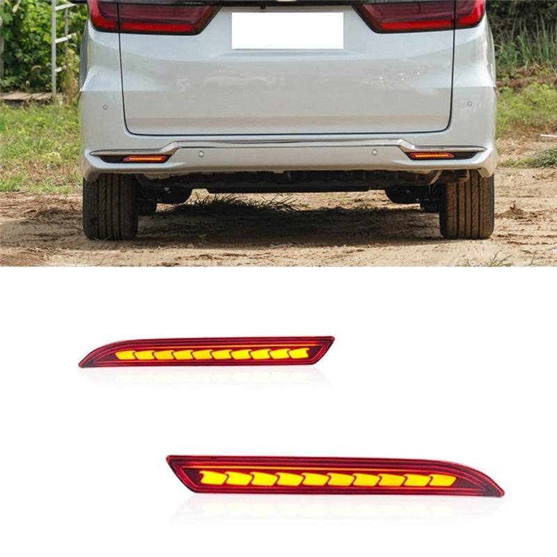 LED Rear Bumper Brake Light For Honda City -2024 ELYSION -2024 Odyssey 2015-2024 Accessories Reflector