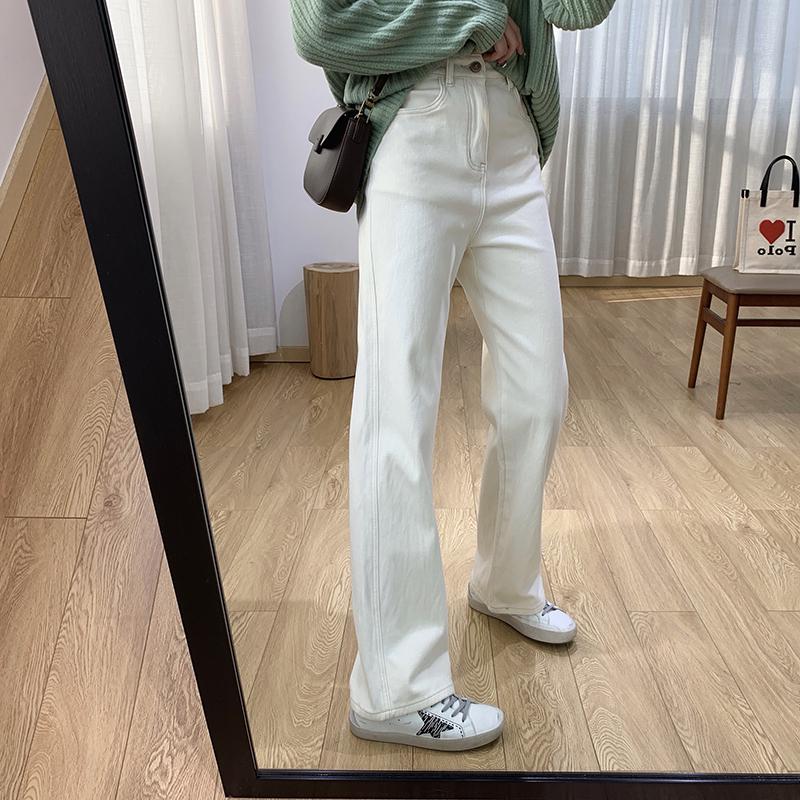 

Maillard Women s High Waist Fleece Wide Leg Pants - Slimming, Brushed, Loose Fit, Floor-Length, Autumn/Winter. L абрикосовий