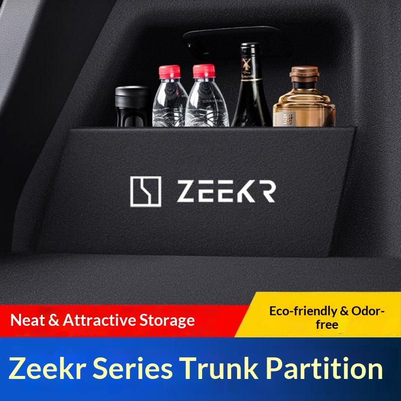 For ZEEKR 001 009 007 7X X Car Trunk Universal Foldable Storage Box Organizer Premium Decorative Divider